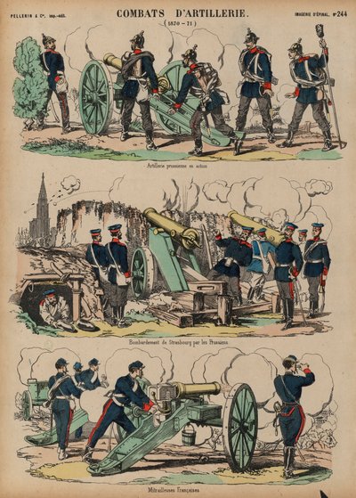 Artillery in Action, Franco-Prussian War, 1870-1871 by French School