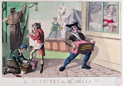 Artists of the Eighteenth Century by French School