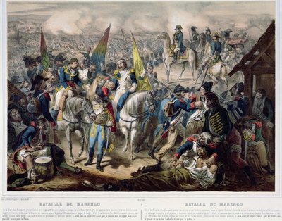 Battle of Marengo 14th June 1800 by French School
