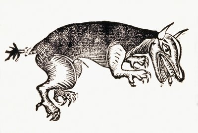 Beast of Gevaudan by French School