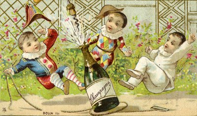 Boum!!! Champagne!, c.1895 by French School
