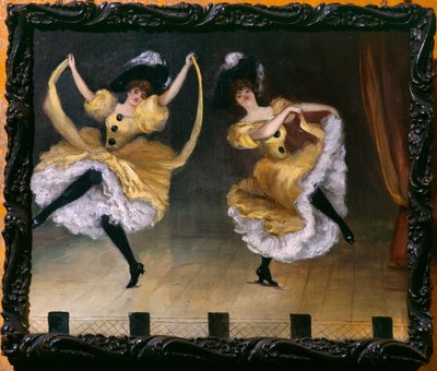 Cancan Dancers by French School