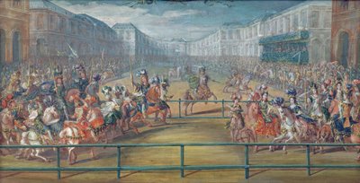 Carousel of Amazons in 1682 by French School