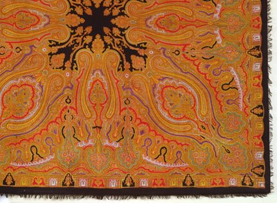 Cashmere scarf, c.1870-80 by French School