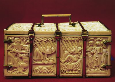 Casket with Scenes from Romance Literature, 1330s by French School