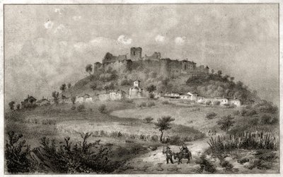 Castle of Preny by French School