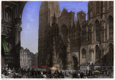 Cathedral of Rouen by French School
