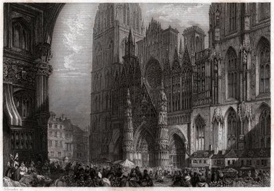 Cathedral of Rouen by French School