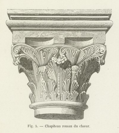 Romanesque Capital of the Choir by French School