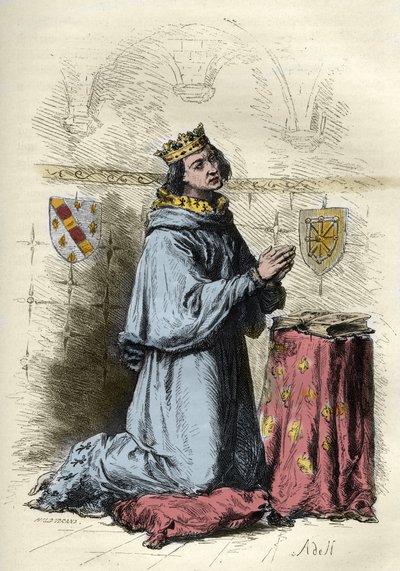 Charles the Bad (Charles de Navarre) by French School