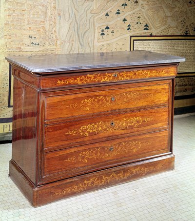 Chest of drawers, Louis-Philippe period by French School