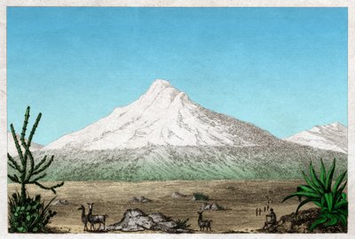 Chimborazo Volcano by French School