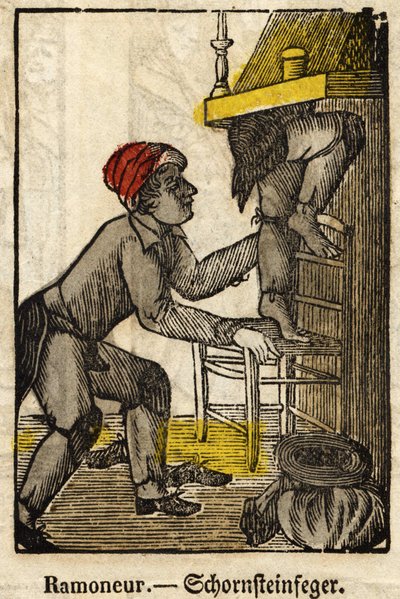 Chimney; Series on trades by French School