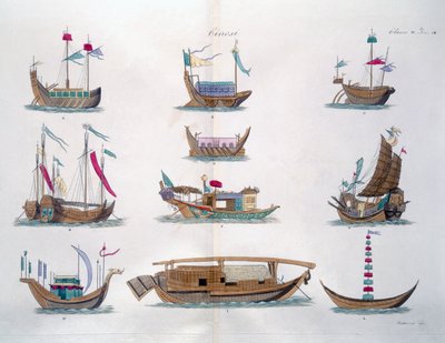 Chinese Ships by French School