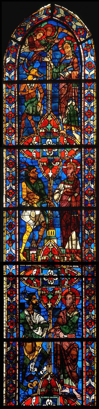 Christ being tempted in the Wilderness by French School