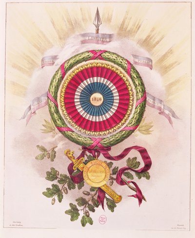 Cockade, Emblem of 1848 by French School