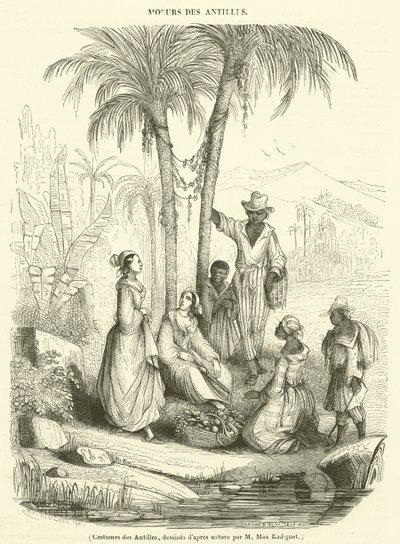 Costumes of the Antilles by French School