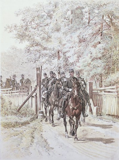 Country Gendarmerie, c.1887 by French School