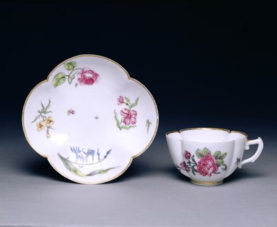 Cup and Saucer, Vincennes, c.1745-52 by French School