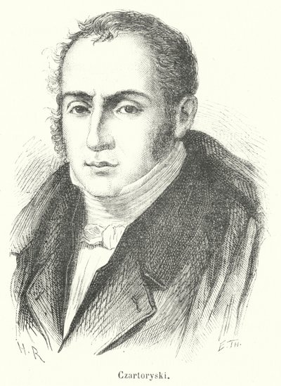 Czartoryski (engraving) by French School