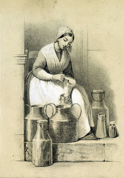 Dairy, France, c.1855 by French School