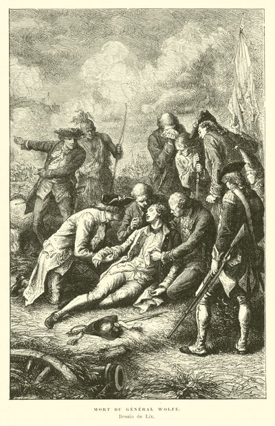 Death of General Wolfe, 1759 by French School