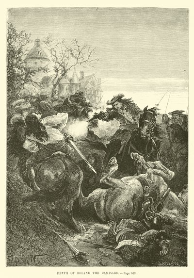 Death of Roland the Camisard by French School