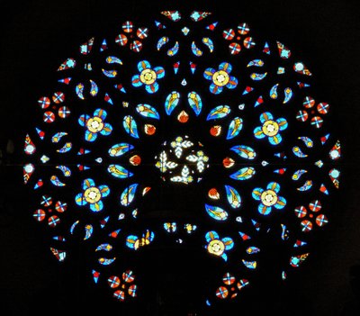 Decorative window by French School