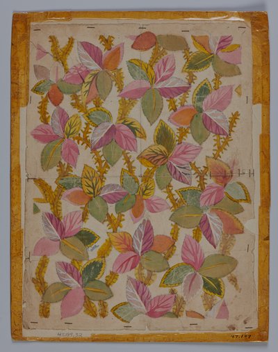 Design Drawing by French School