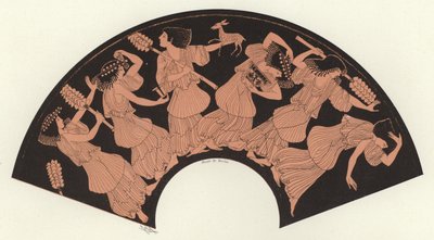 Detail of Greek pottery by French School