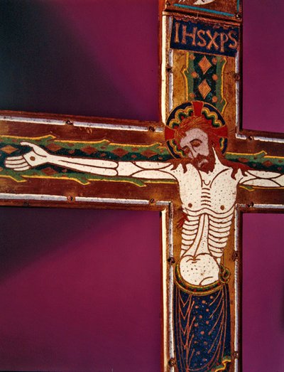 Detail of the Crucifixion by French School