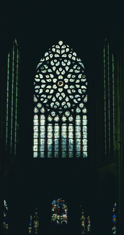 East Rose Window, c.1520 by French School