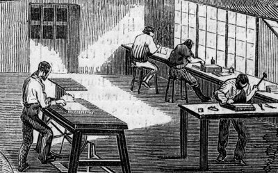 Electrotyping workshops by French School