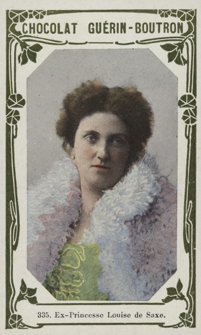 Ex-Princess Louise of Saxony by French School