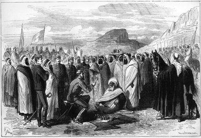 Expedition of General de Flogny to Algeria by French School