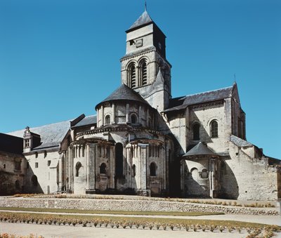 Exterior of the Abbey Church by French School