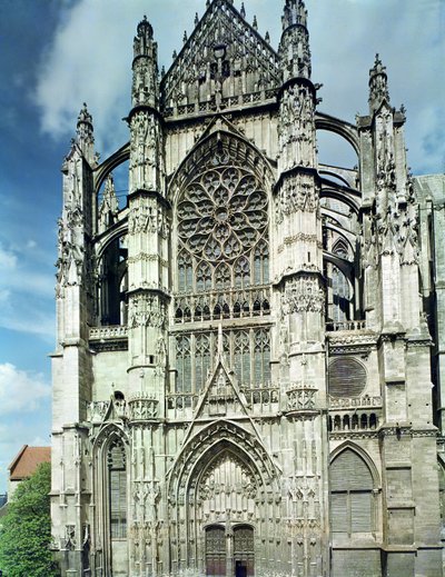 Exterior view of the south facade by French School