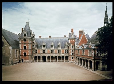 Facade of the Louis XII Wing, 1498-1503 by French School
