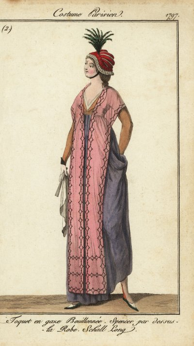 Fashionable women of the Directoire by French School
