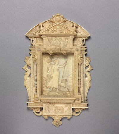 Framed Relief of Diana the Huntress, c.1850 by French School
