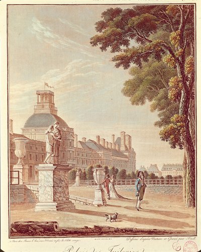 Tuileries Palace, Paris by French School