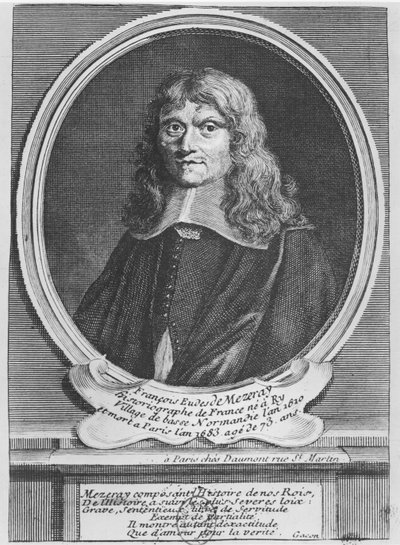 François Eudes de Mézeray (engraving) by French School