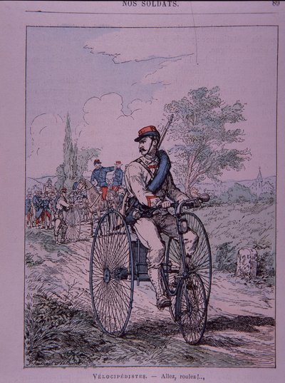 French Army Tricycle Rider by French School