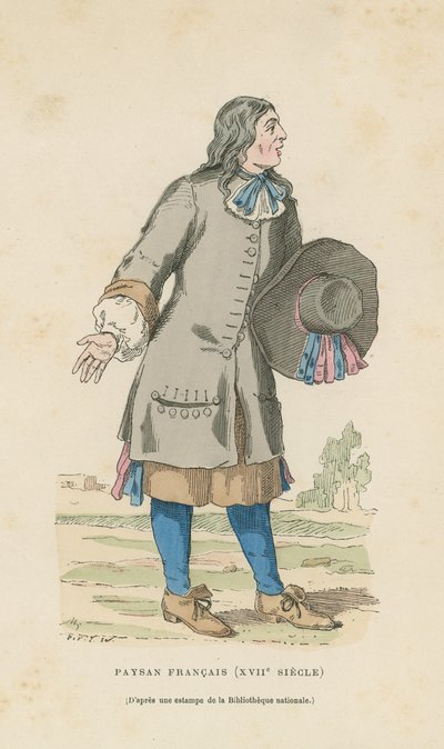 French peasant, 17th Century by French School