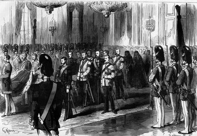 Funeral of Russian Empress Maria Alexandrovna by French School