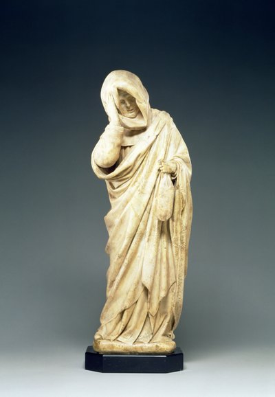 Funerary statue of a mourner, c.1450 by French School