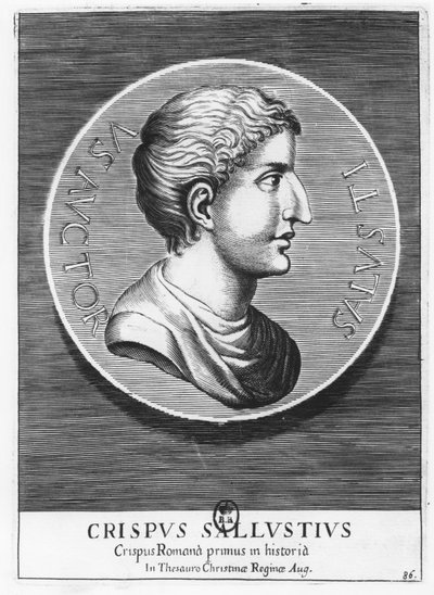 Gaius Sallustius Crispus, Sallust (engraving) by French School