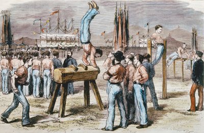 Gymnastics Competition, 1876 by French School