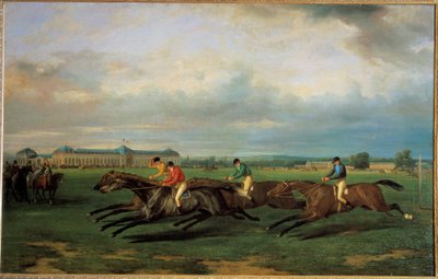 Horse Racing in Chantilly by French School