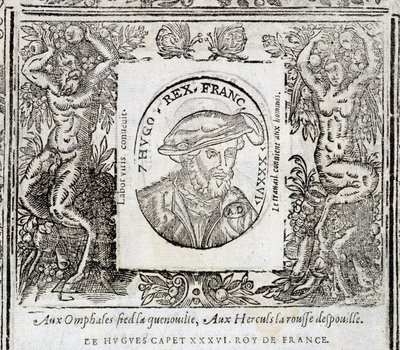 Hugues Capet - in The Capetian Kings by French School